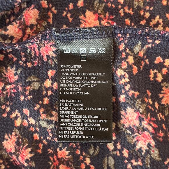 Free People All My Love Wrap Slip Floral Ruffle Mini Dress Size XS Boho Summer - Picture 5 of 6